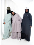 Modest Fleece Hoodie & Skirt Set