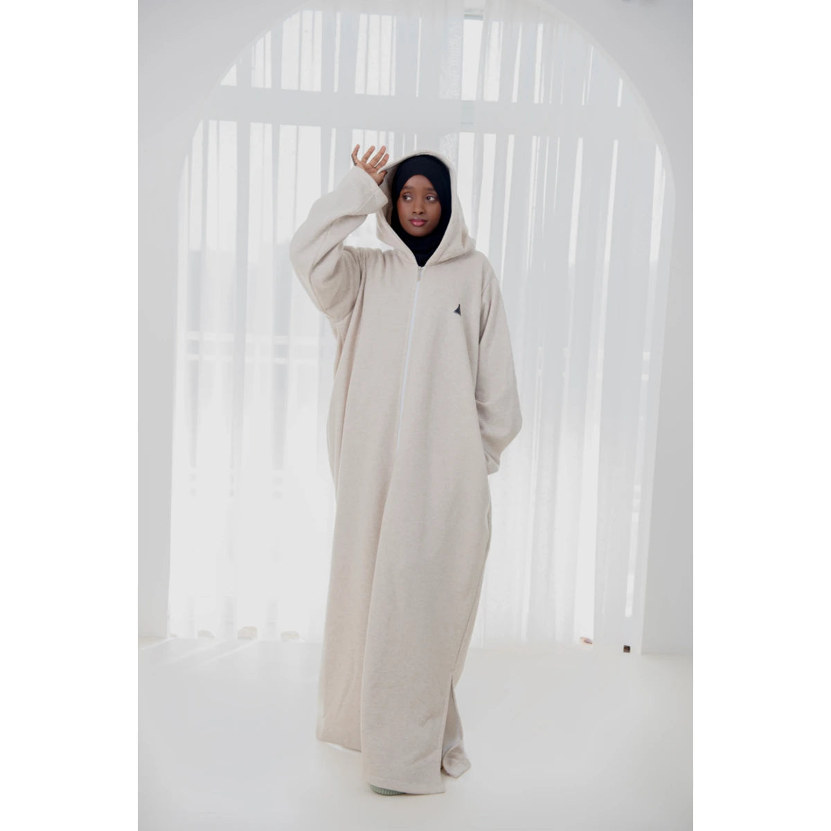 Fleece Hoodie Abaya