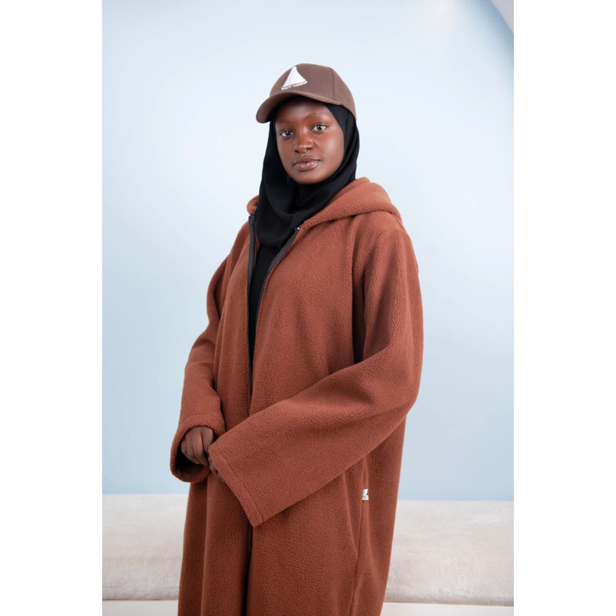 Teddy Hoodie Abaya